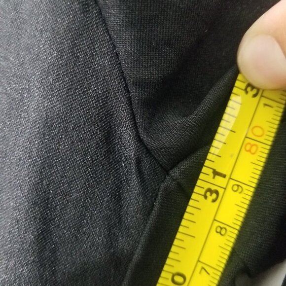 WDG Stretch Blend Black Straight Leg Pants Slacks Trousers Zipper Side Size 1 - Picture 8 of 10